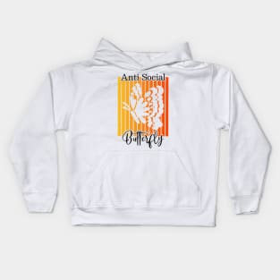 Anti Social Butterfly Kids Hoodie